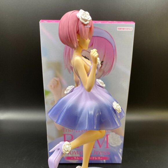 Re:Zero Rem & Ram Flower Dress Trio Try iT Figure FuRyu Set of 2 - Picture 6 of 16